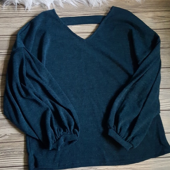 HAZEL Soft Teal Sweater - Picture 3 of 5